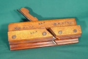 Side Beading Plane with Lignum Vitae boxing by Israel White, Philadelphia, PA