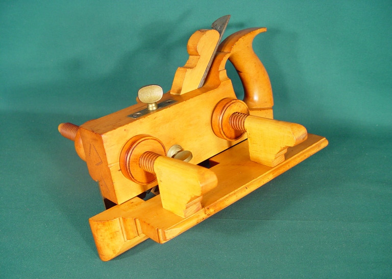 Handled Solid Boxwood Plow Plane