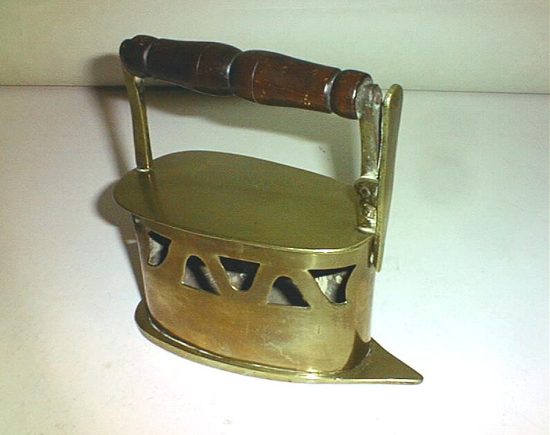 Brass 19th Century Dutch Smoothing Iron